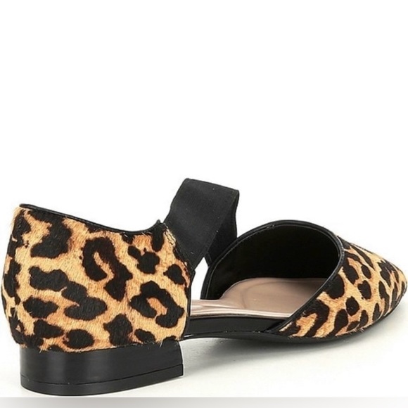 Preston & York Leopard Print Haircaff Asymmetrical Flats - Picture 2 of 8